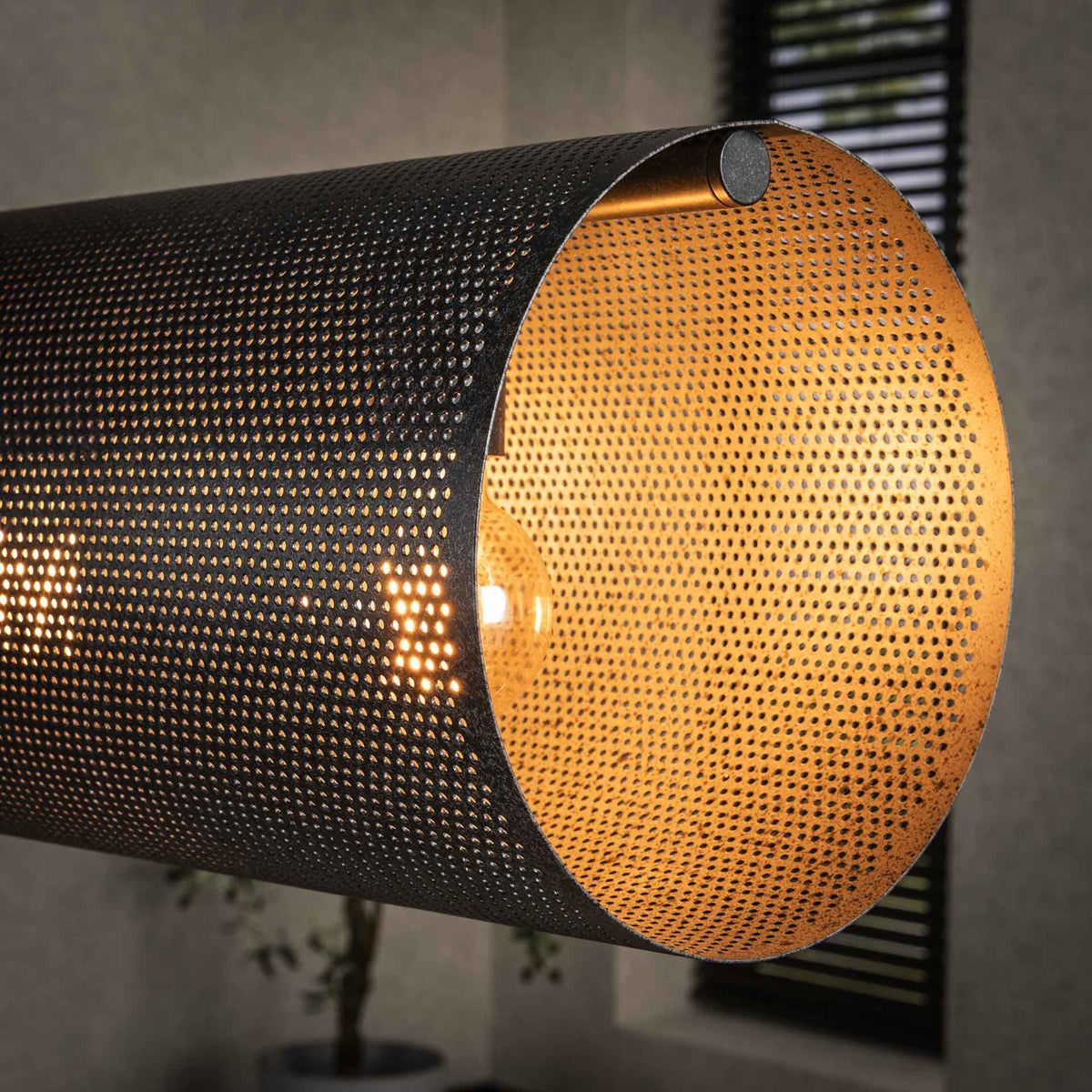 Hanging lamps - Hanging lamp Knox 7 - light XL mesh black - Dimehouse