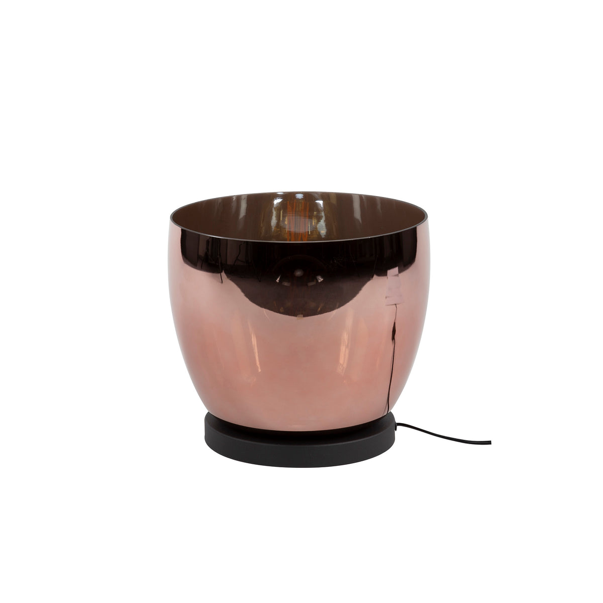 Floor lamps - Floor lamp Dain UP L Copper-colored glass - Dimehouse