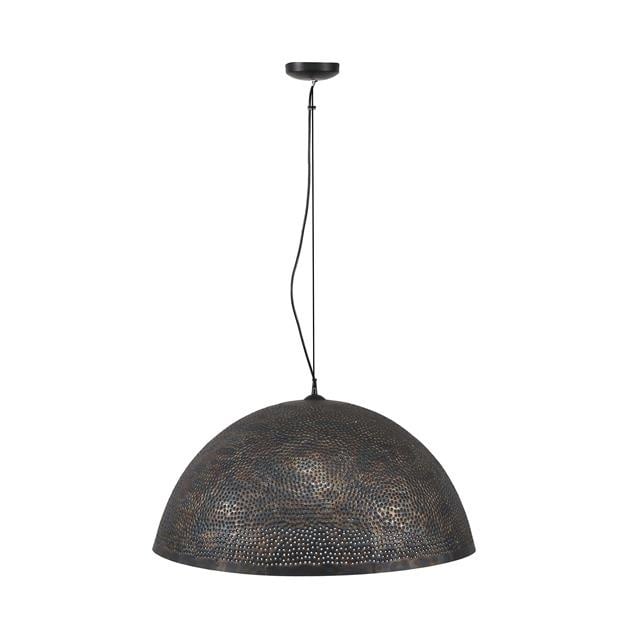 Hanging lamp Aya 70 DH Interior Brown LxWxH 73x73x46 Black brown White photo front view