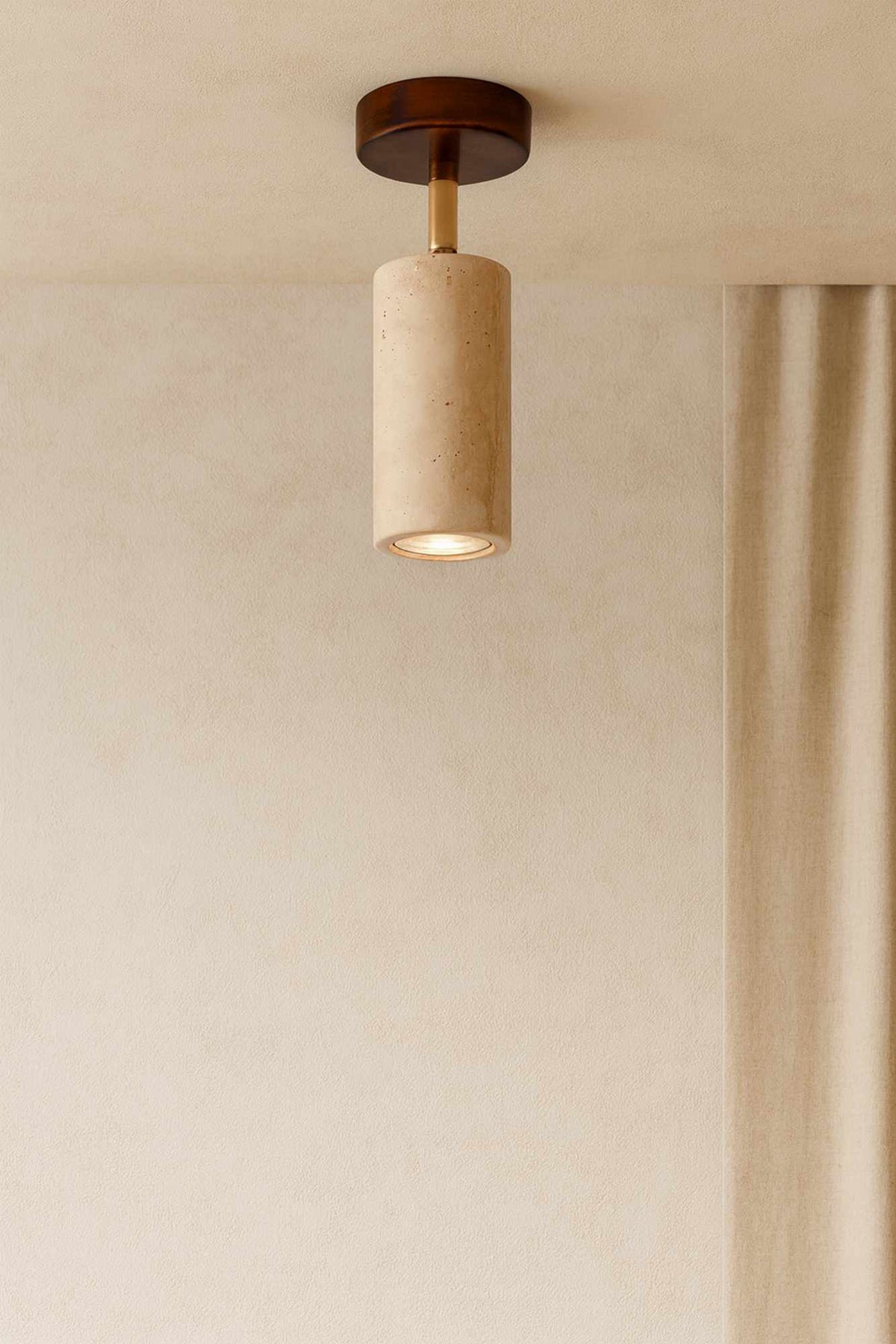 Nur - Walnut Beige Walnut Travertine Cap
