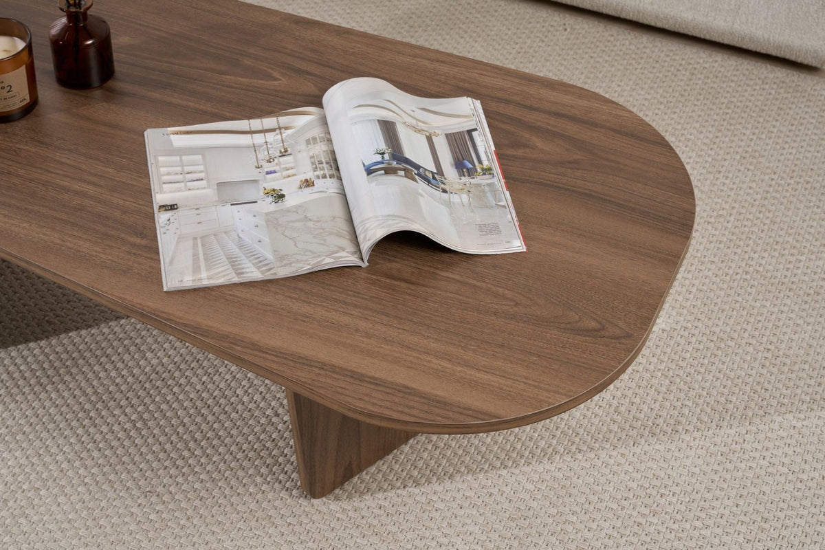 Ovalis - Venezia Walnut 100% MELAMINE COATED PARTICLE BOARD
