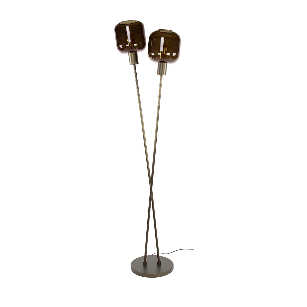 Floor lamps - Floor lamp Terra Duo 2 - light Bronze - Dimehouse