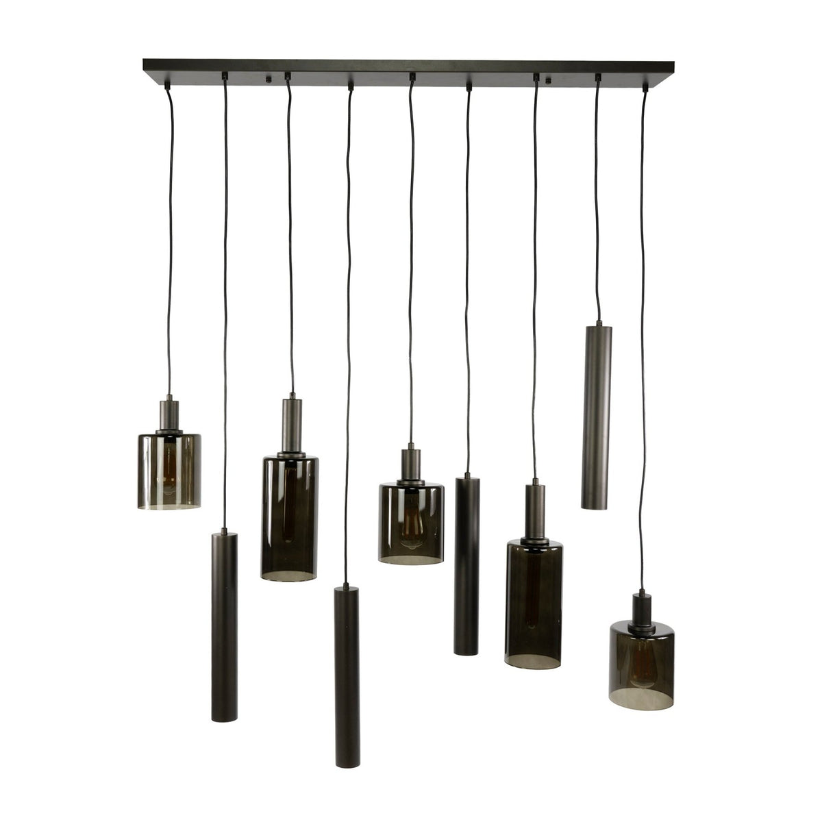 Hanging lamps - Modern Hanging Lamp Aureo 9 - light Sienna brown - Dimehouse