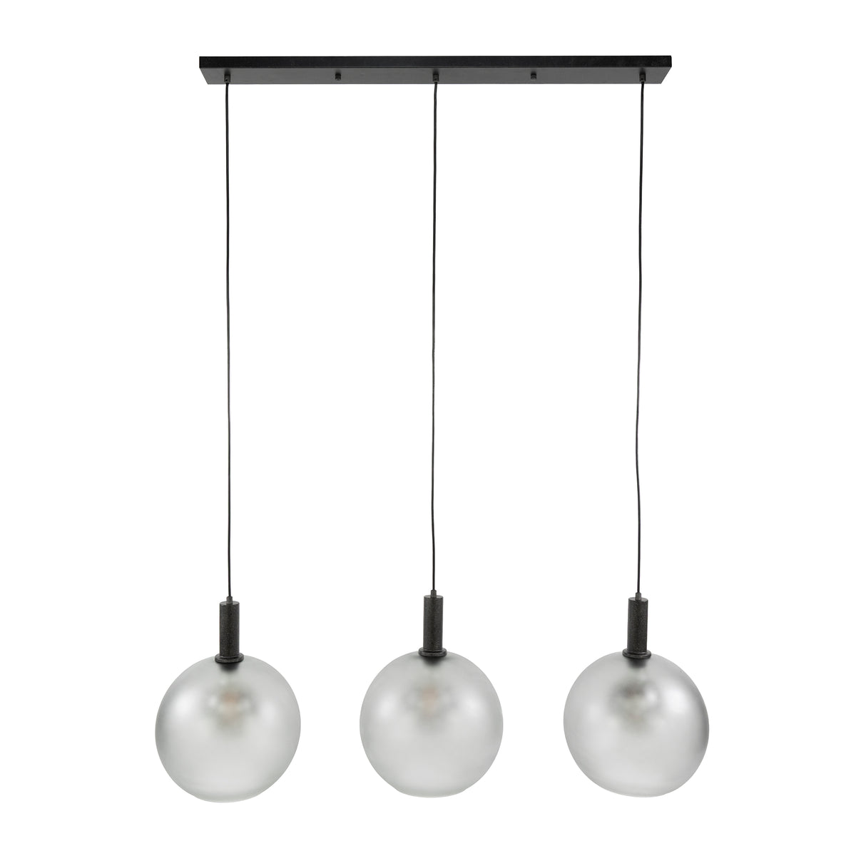 Hanging lamps - Hanging lamp 3 - light sandblasted glass Voss - Dimehouse