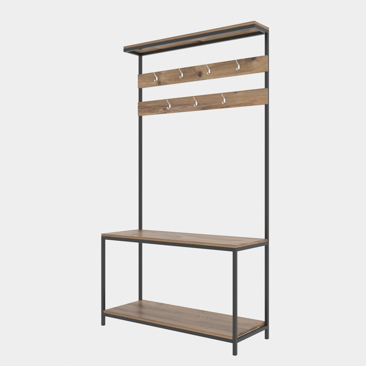 Coat Racks - Wardrobe Furniture Coat Rack Natural Green - Dimehouse