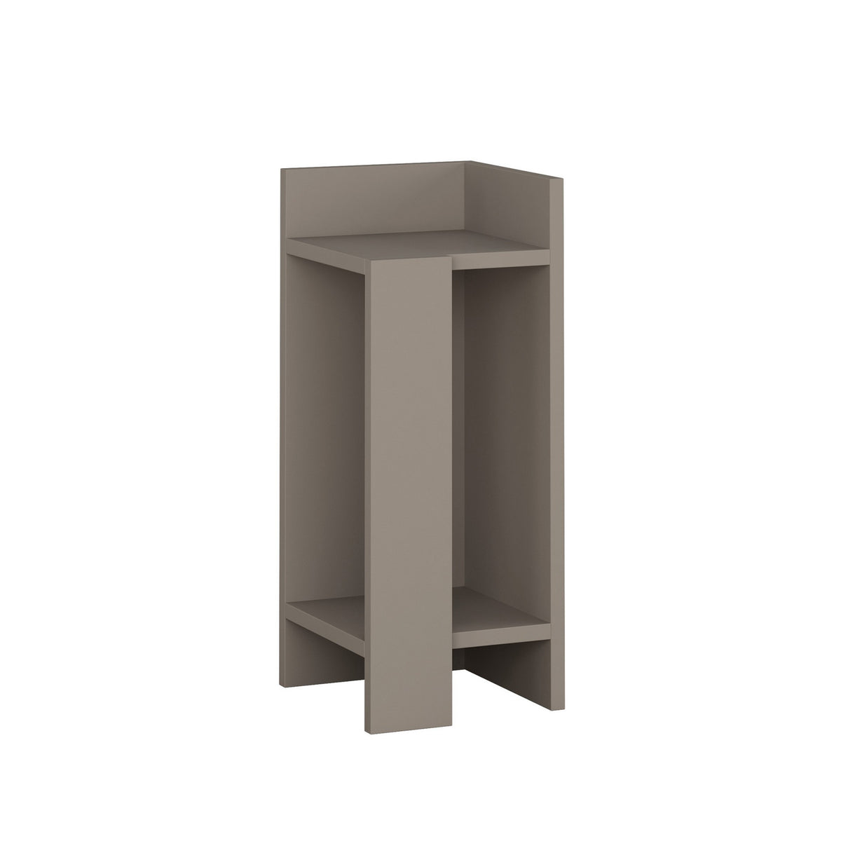 Bedside tables - Bedside table Right Elos Mocha Melamine 25x60x27 cm - Dimehouse