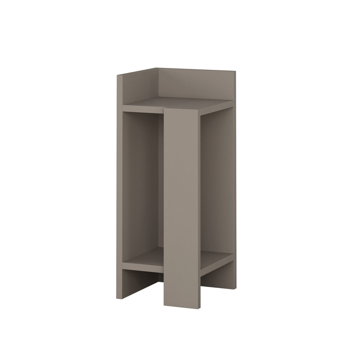 Bedside tables - Bedside table Left Elos Mocha Melamine 25x60x27 cm - Dimehouse