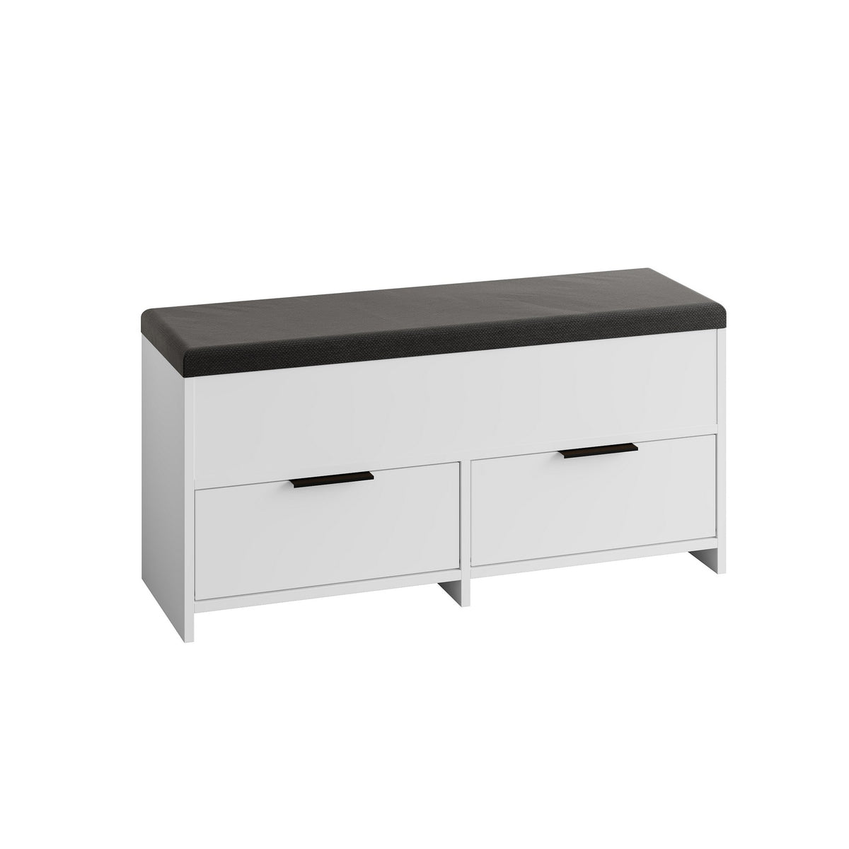 Shoe cabinets - Shoe cabinet Cove White Melamine 106x52x34 cm - Dimehouse