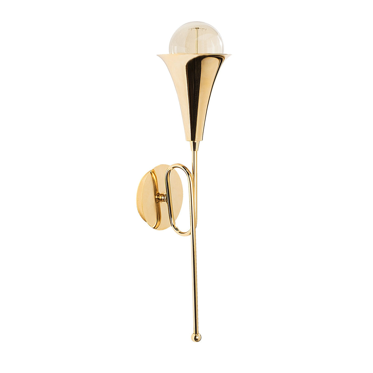 Wall lamps - Wall lamp Gold Metal Havoc - Dimehouse