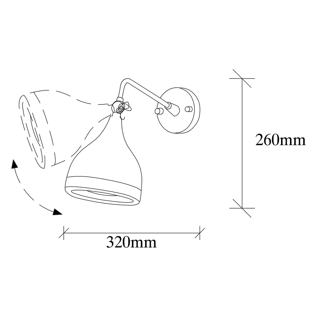 Wall lamps - Wall lamp Black Copper Metal Grip - Dimehouse