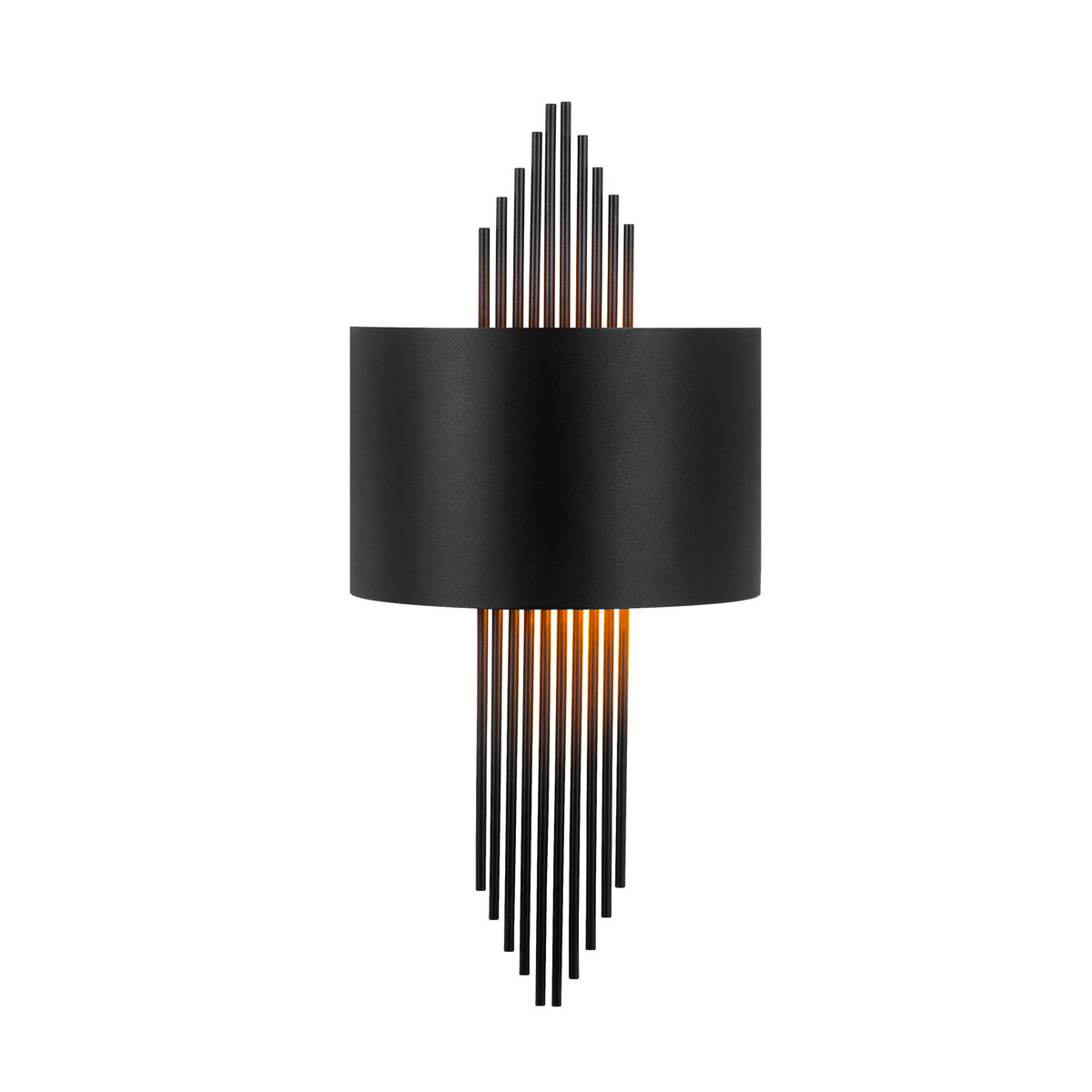 Wall lamps - Wall lamp 1 - light Black Metal Andes - Dimehouse