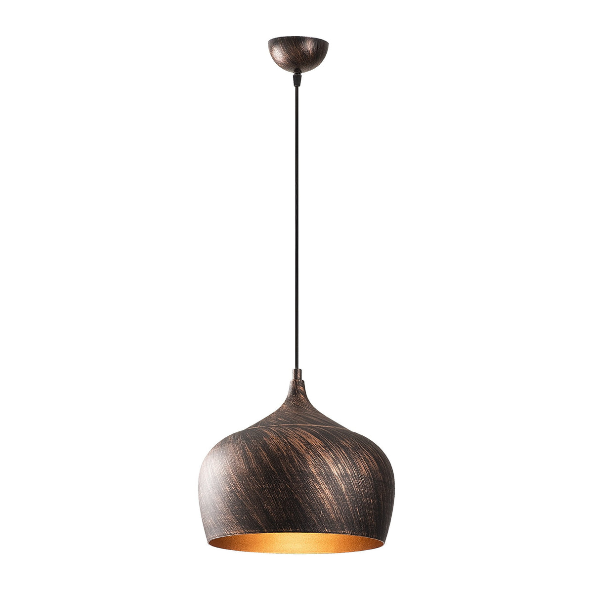 Hanging lamps - Hanging lamp Copper-coloured Metal Forge - Dimehouse