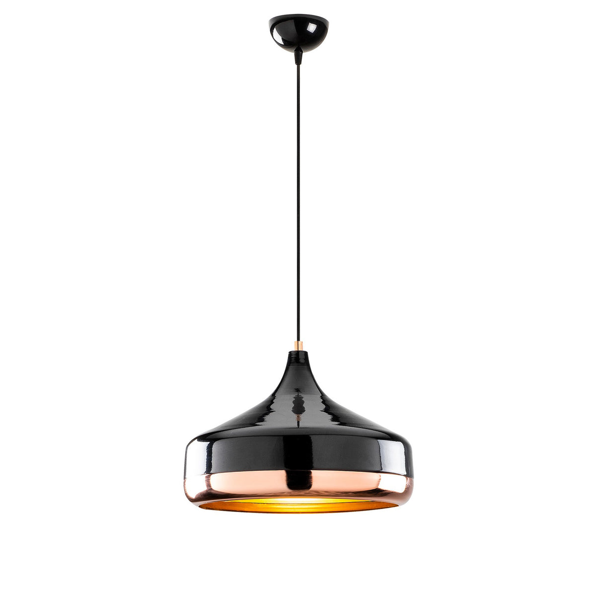 Hanging lamps - Hanging lamp 1 - light Black Copper Metal Grip - Dimehouse
