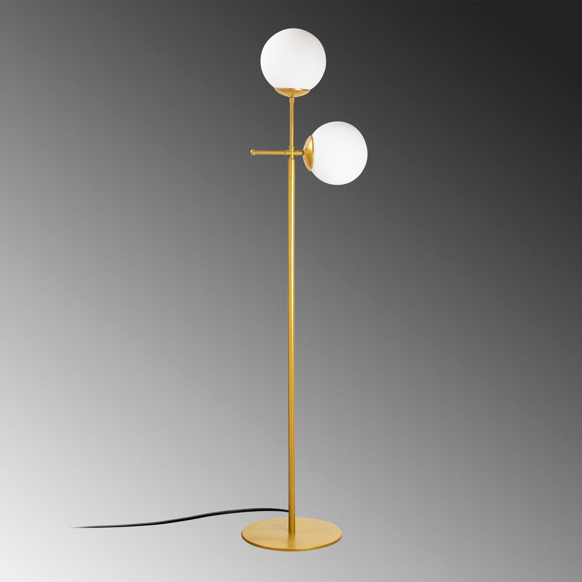 Floor lamps - Floor lamp Gold Glass Perla - Dimehouse