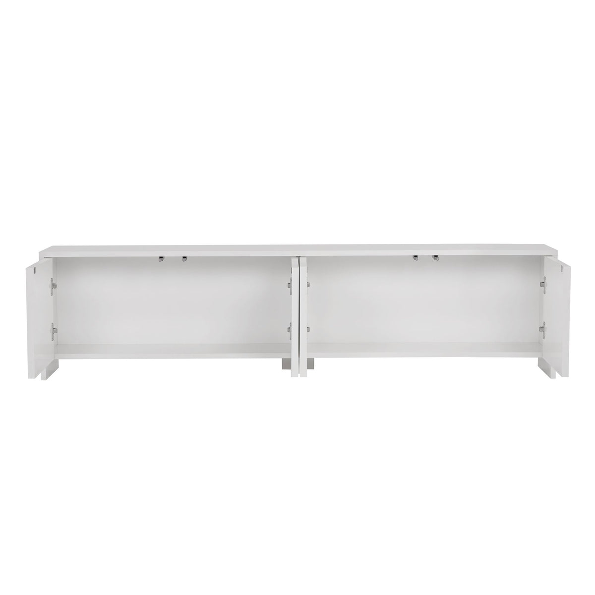 Aurelia TV cabinet white 180 cm Melamine-coated wood
