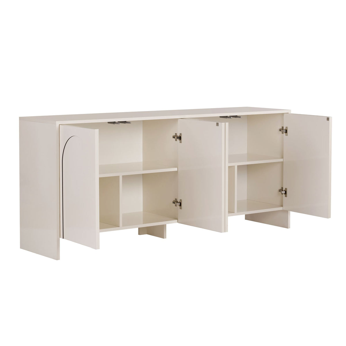 Arlen side table cream 180 cm Melamine-coated wood