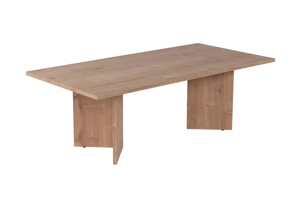 Coffee tables - Rectangular Coffee Table Siban Sapphire Oak look - 119x60 cm - Dimehouse