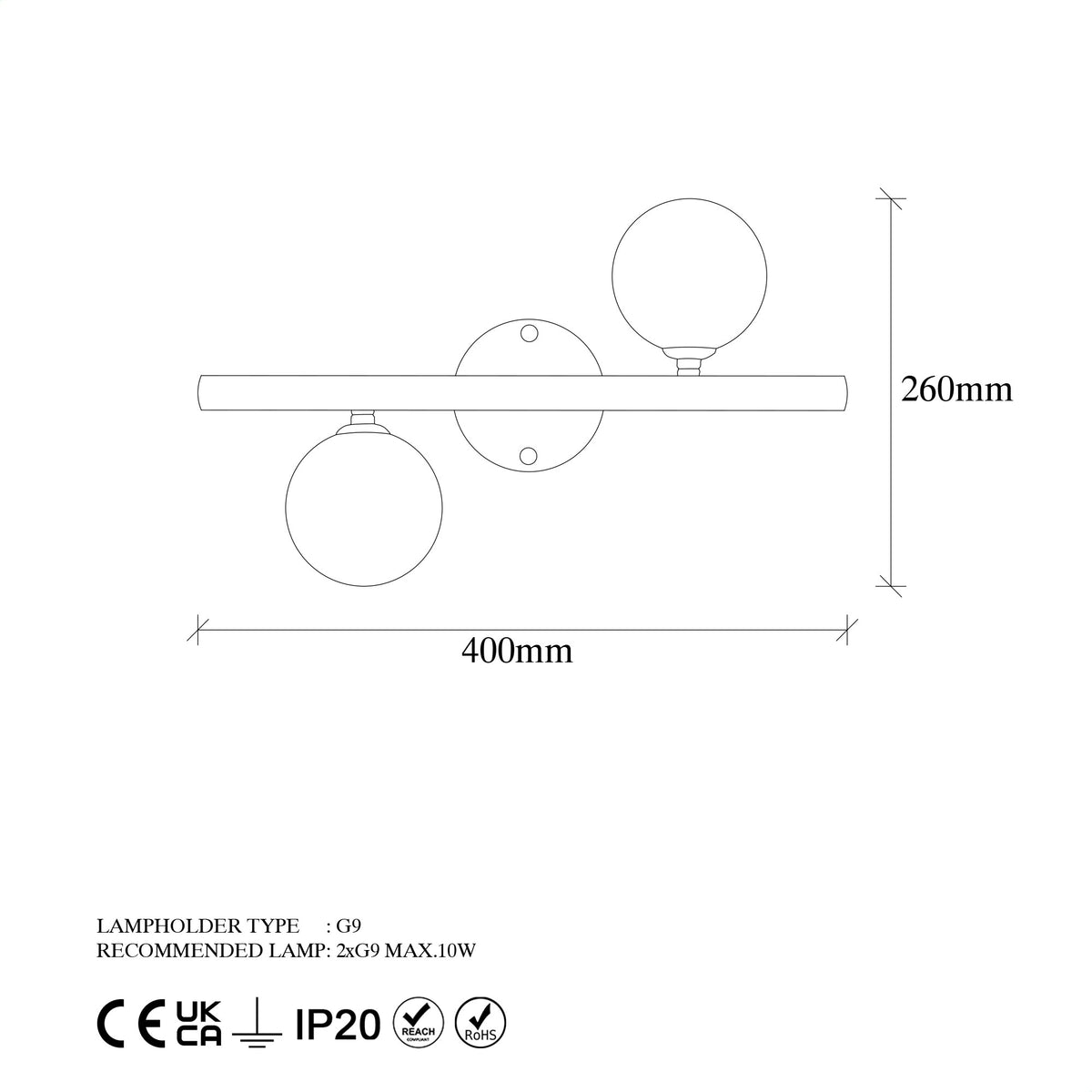 Wall lamps - Wall lamp Gold Glass Helios - Dimehouse