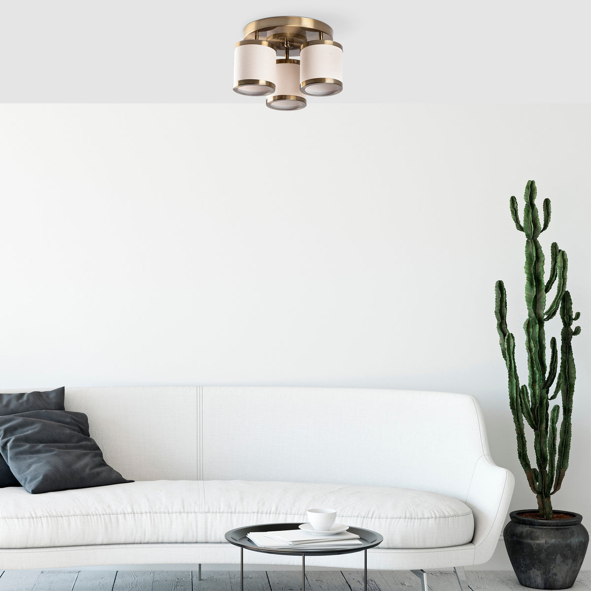 Ceiling lamps - Ceiling lamp Bronze-colored Dust Frost - Dimehouse