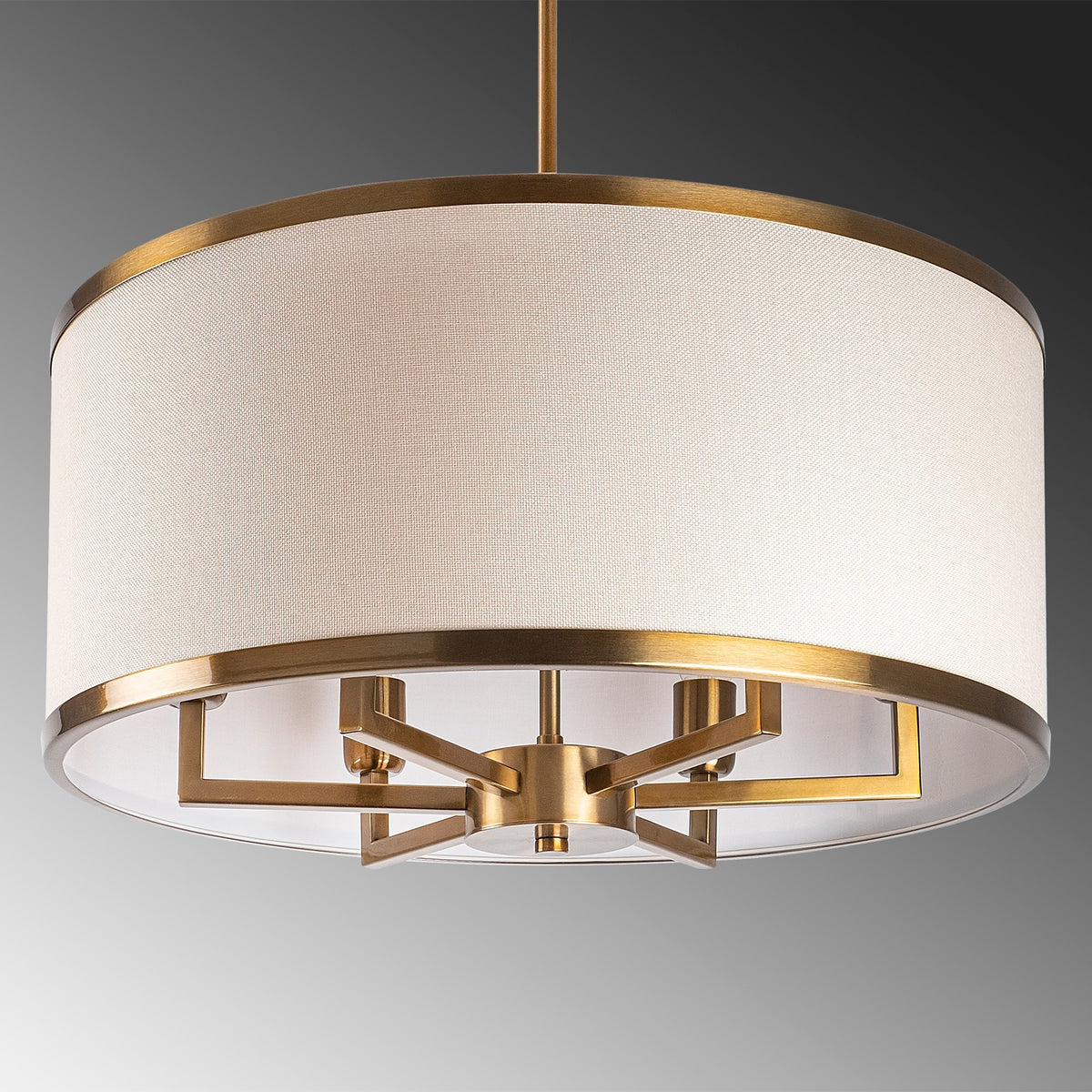 Hanging lamps - Hanging lamp 1 - light Bronze-colored Dust Frost - Dimehouse