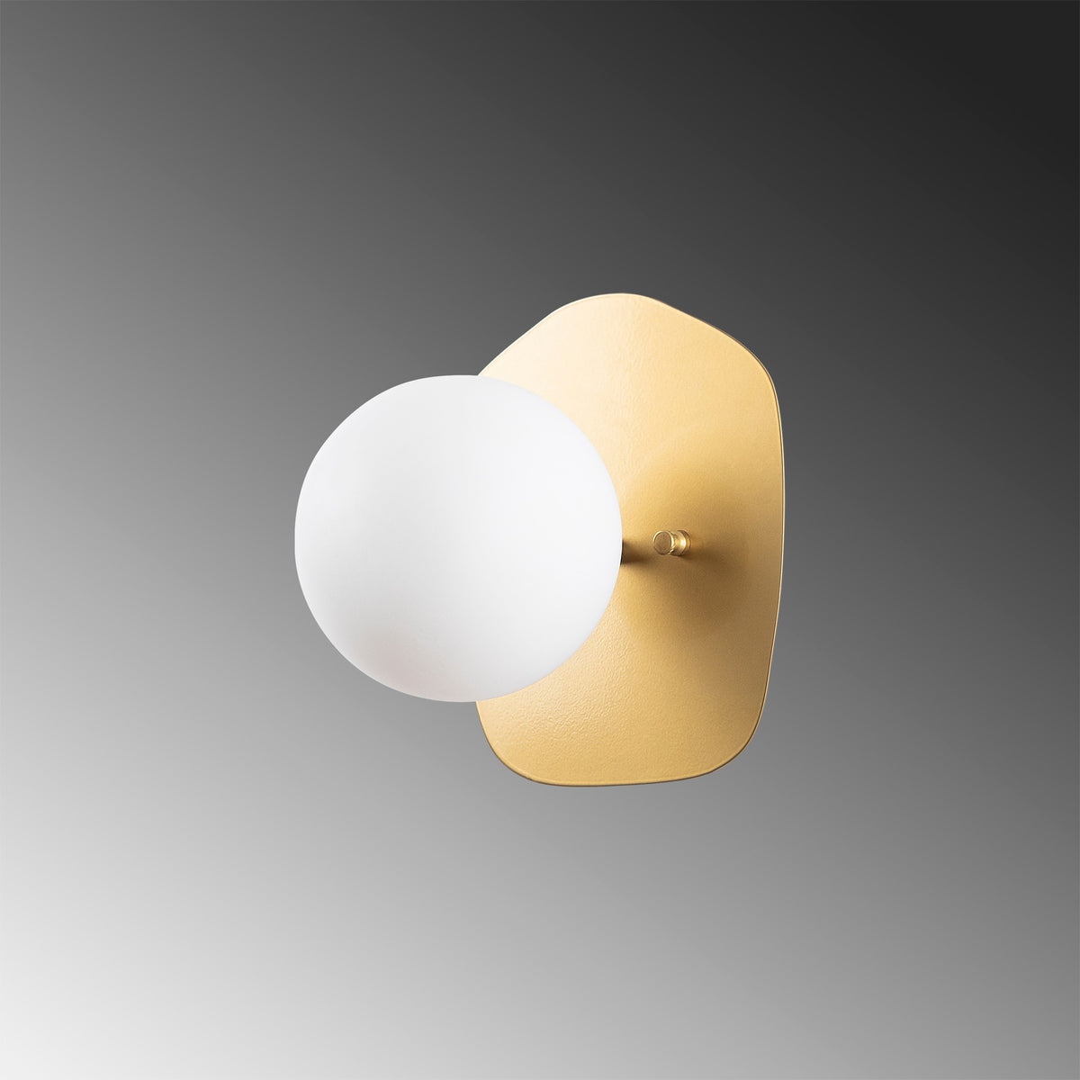Wall lamps - Wall lamp 1 - light Gold Glass Axel - Dimehouse