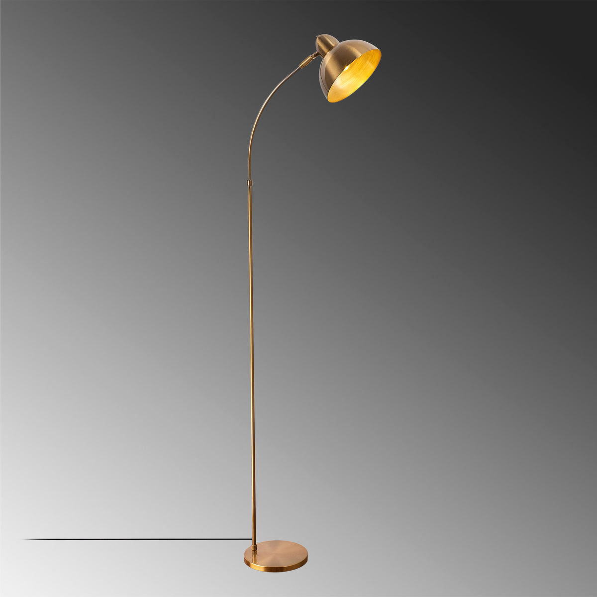 Floor lamps - Floor lamp Bronze-colored Metal Bane - Dimehouse