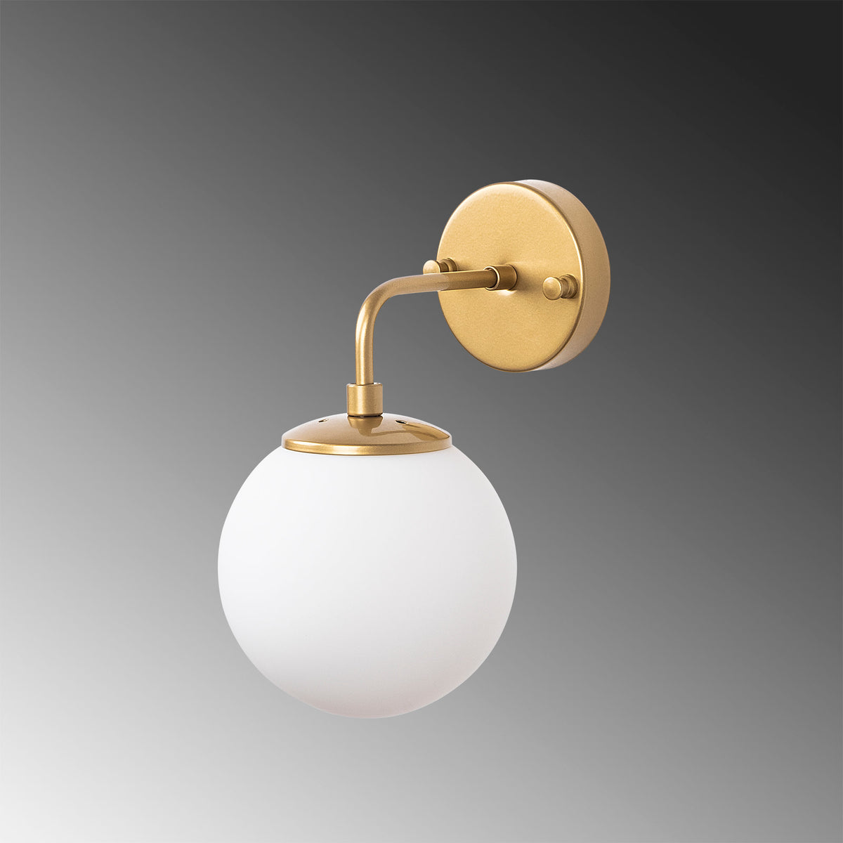 Wall lamps - Wall lamp Gold Glass Elio - Dimehouse