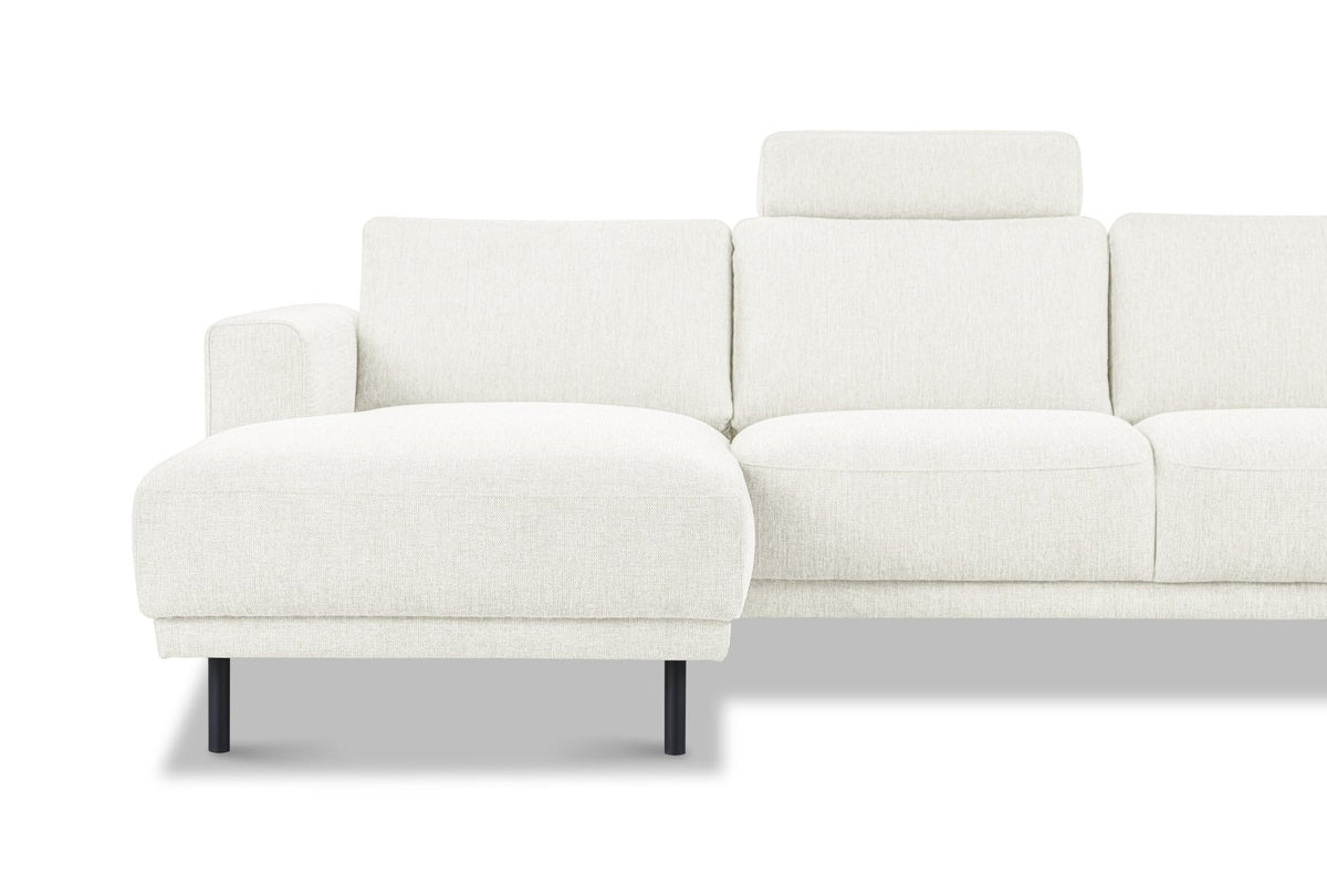 Sofas - Modern U - Sofa Corner Sofa Beige Fabric - Right - 310x197x142 cm - Aniko - Dimehouse