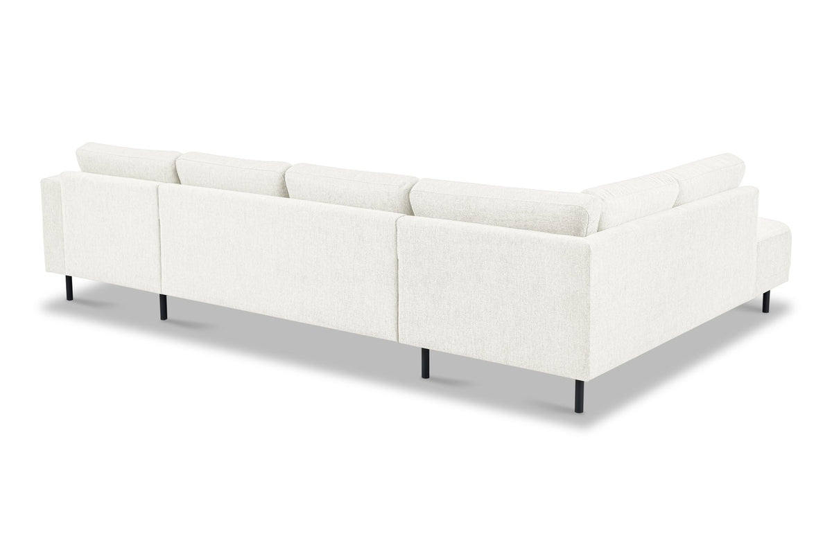 Sofas - Modern U - Sofa Corner Sofa Beige Fabric - Left - 310x197x142 cm - Aniko - Dimehouse