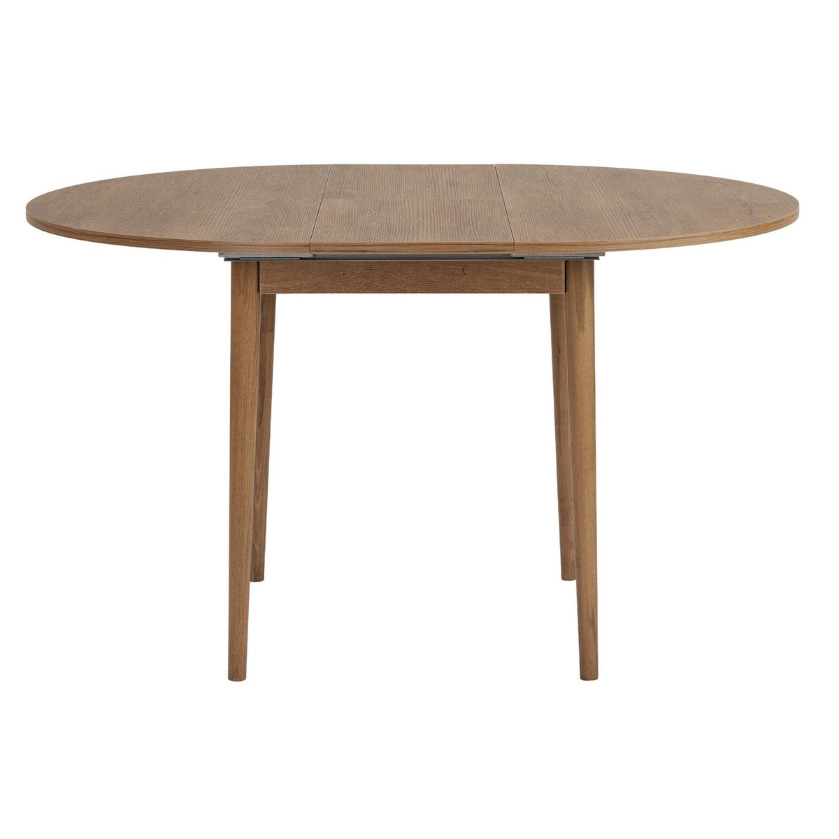 Dining tables - Dining table Oak Melamine extendable 100 - 130 cm - Vienna - Dimehouse