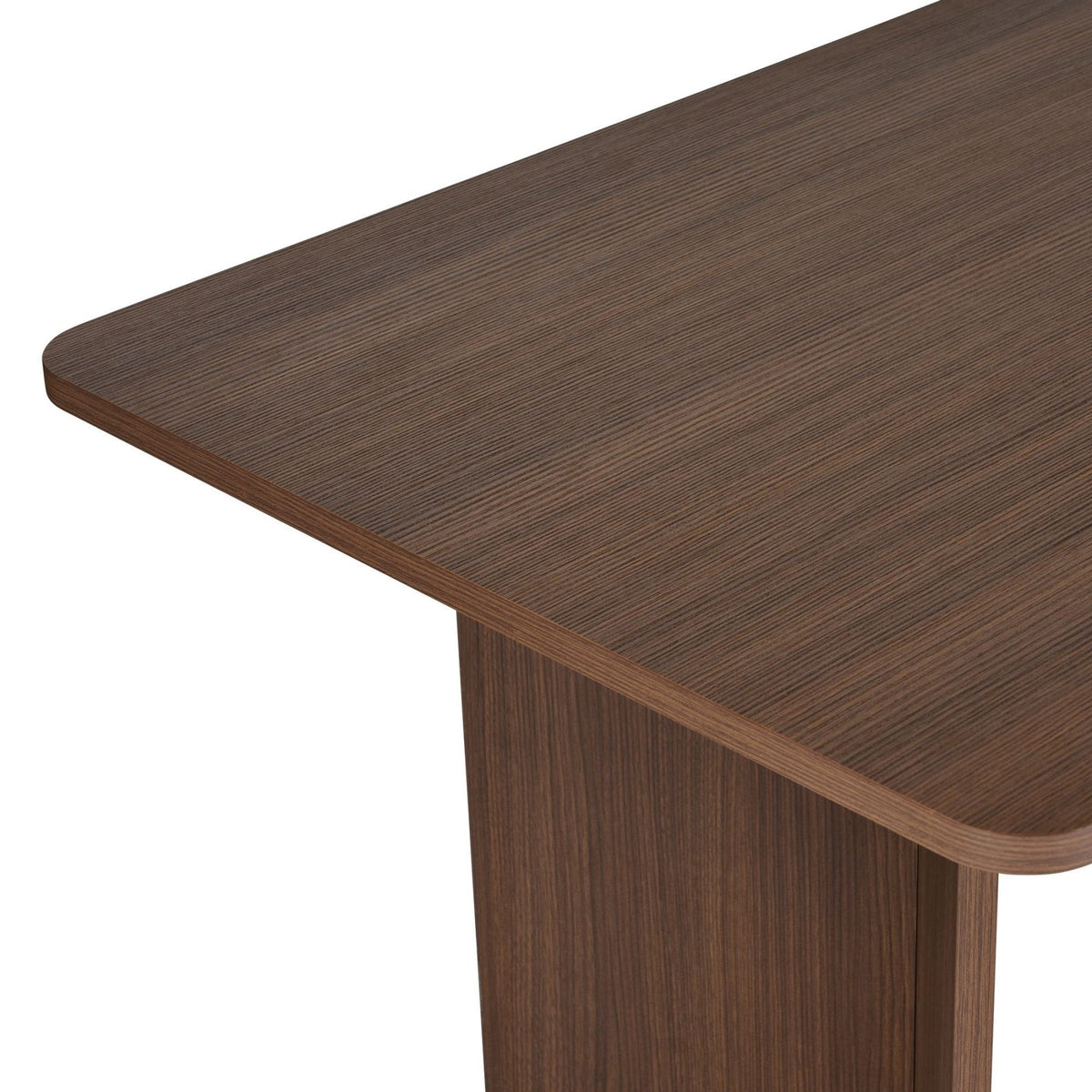 Dining tables - Dining table Walnut Melamine rectangular 180x89.5x75 cm - Linova - Dimehouse