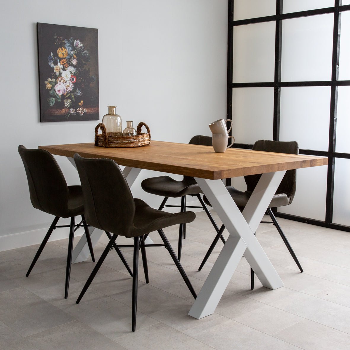 Dining tables - Dining table Rover Oak wood Dimehouse