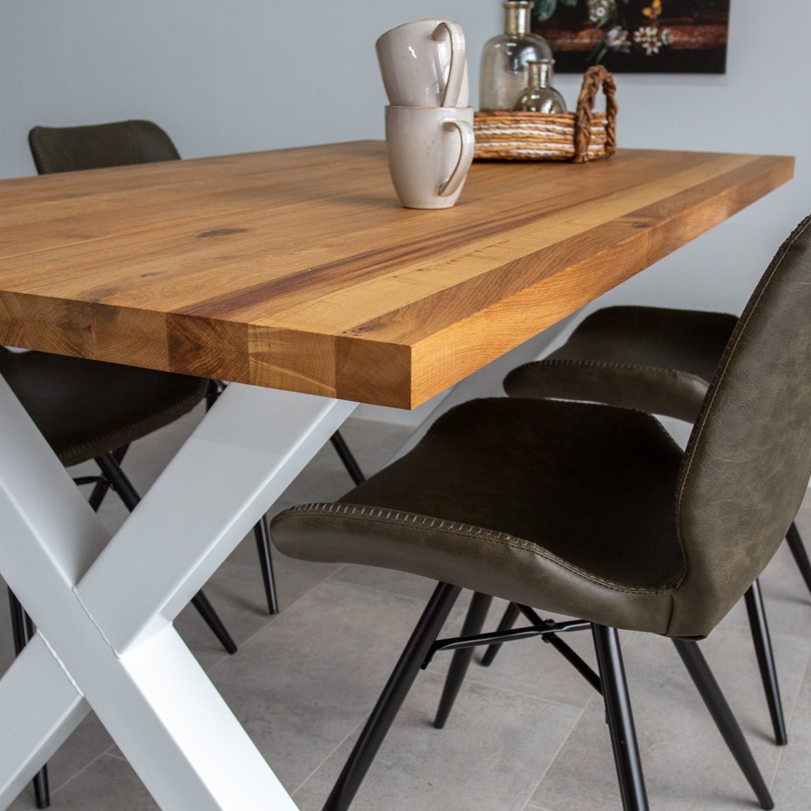 Dining tables - Dining table Rover Oak wood Dimehouse