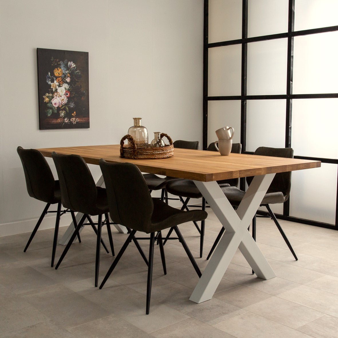Dining tables - Dining table Rover Oak wood Dimehouse