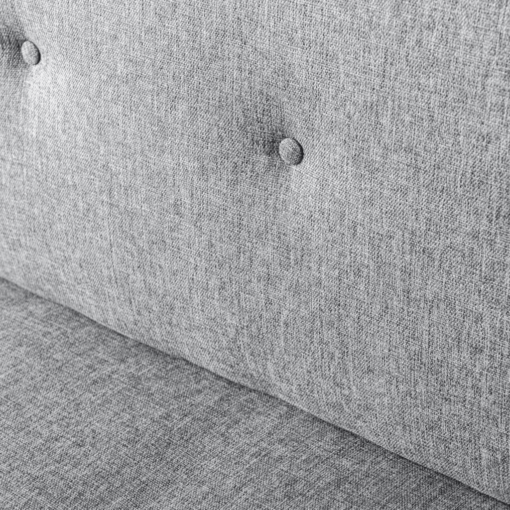 Sofa beds - Sofa bed Light gray Fabric 3 - Seater - 180 cm - Without armrests - Zoly - Dimehouse