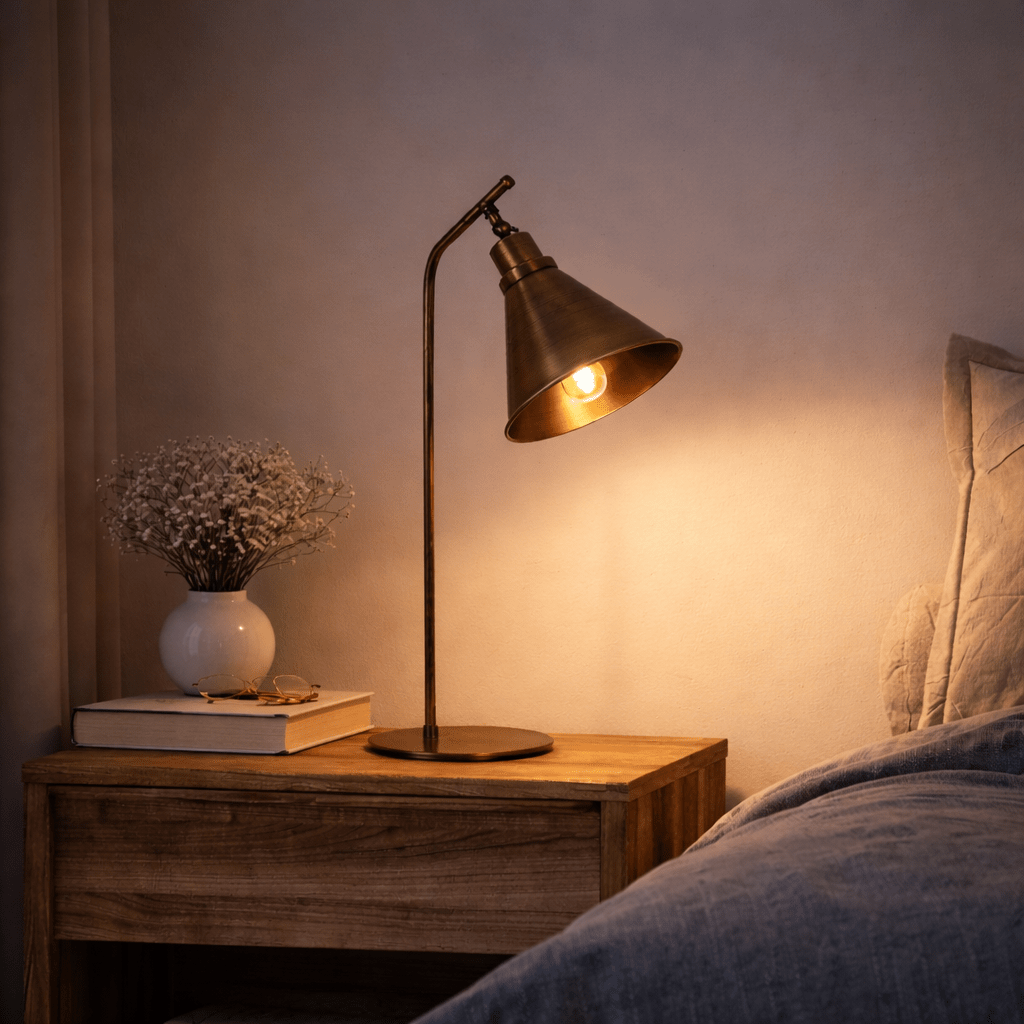 Table lamps - Table lamp Bronze-colored Metal Crimson - Dimehouse