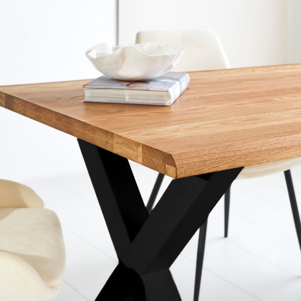 Dining tables - Milas Dining table Oak wood Dimehouse