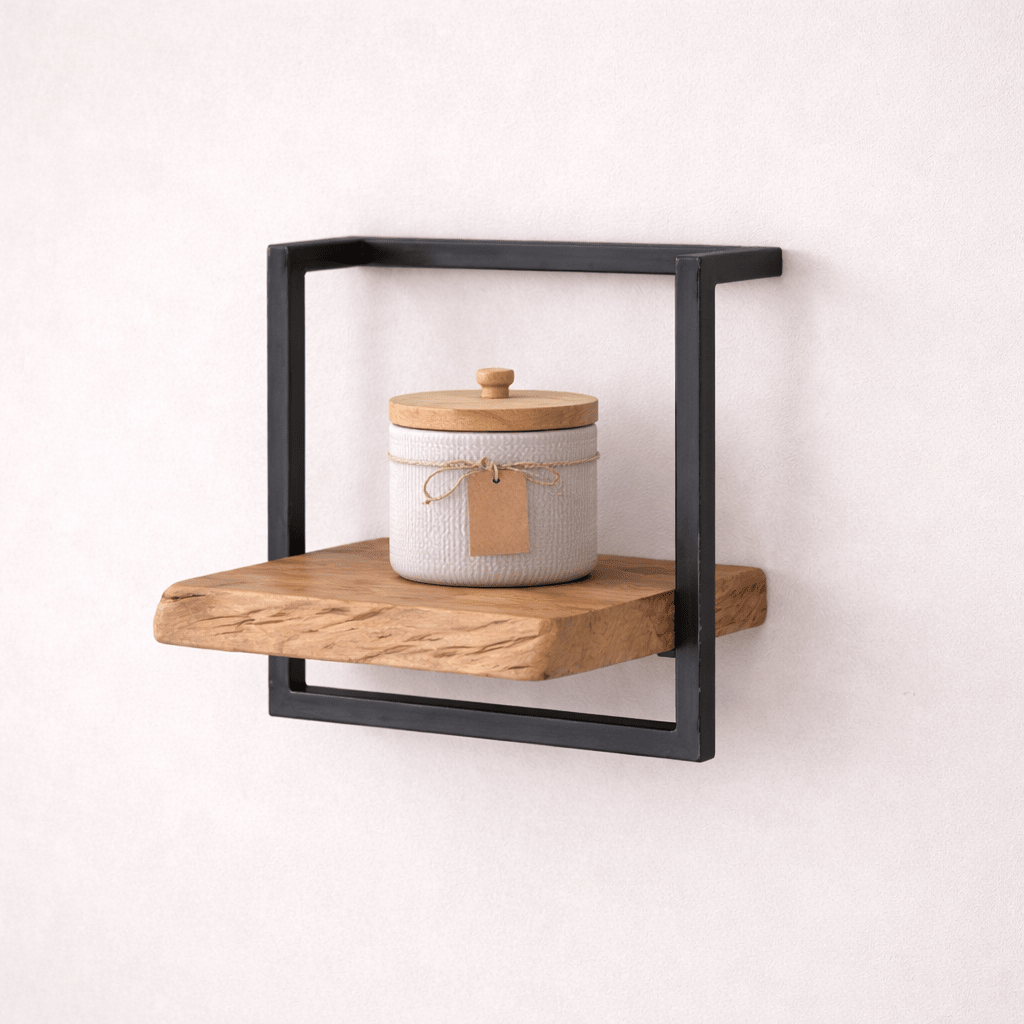 Wall shelves - Wall shelf Solid Acacia wood - various sizes - Aberdeen - Dimehouse