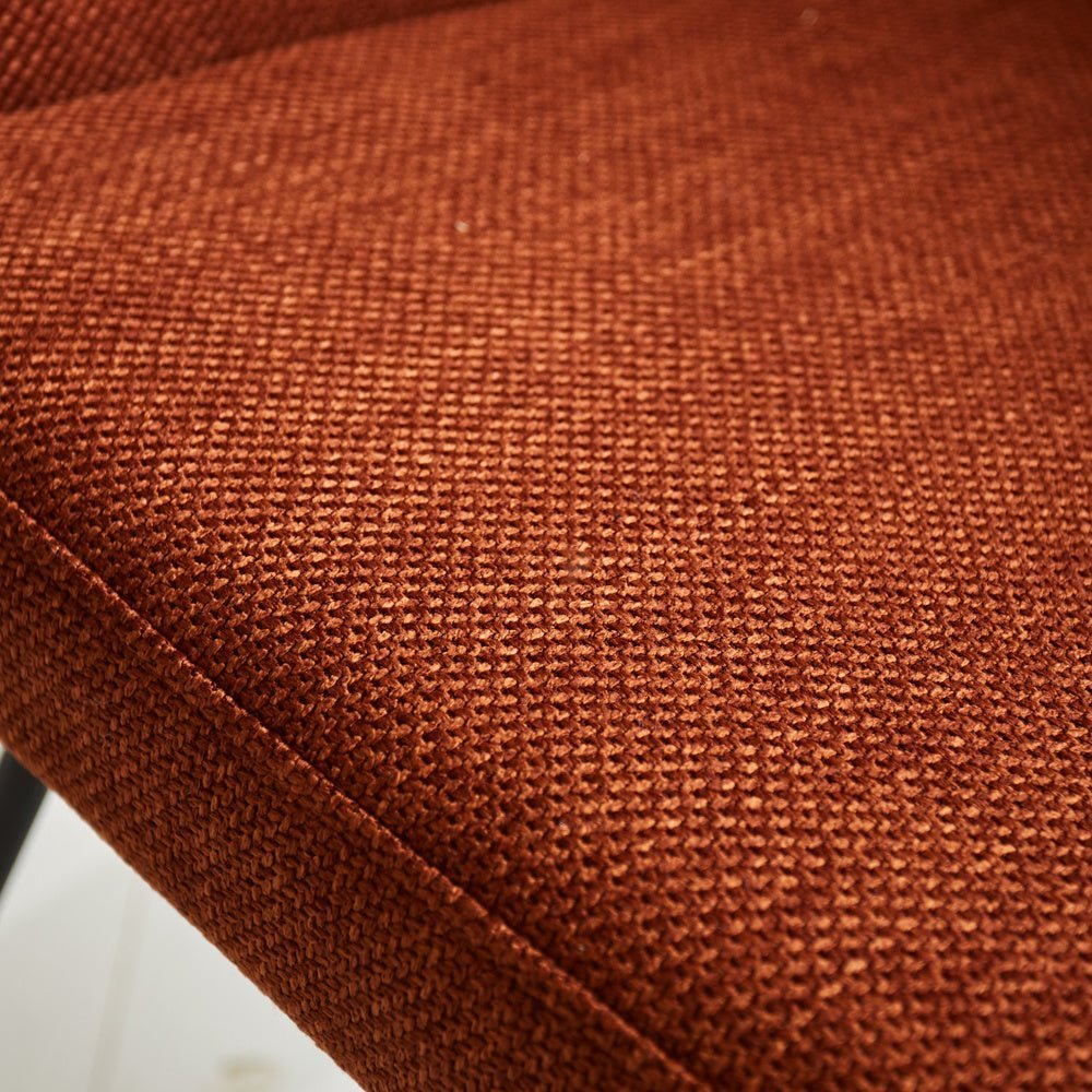 Dining room chair Suzy Dimehouse Orange LxWxH 64x61x53 Fabric Atmospheric photo detail