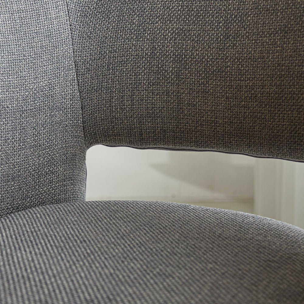 Dining room chair Don Dimehouse Gray LxWxH 60x56x56 Fabric Atmosphere photo different