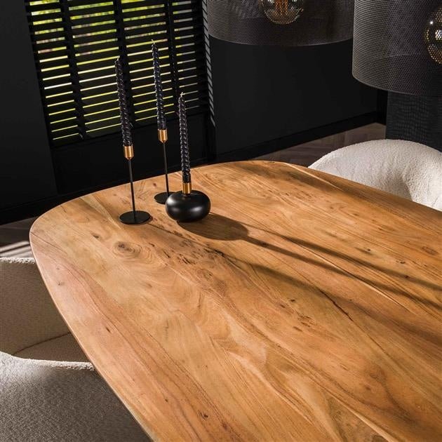 Dining table Laurie DH Interior Acacia LxWxH 221x111x19 Acacia wood Atmospheric photo detail