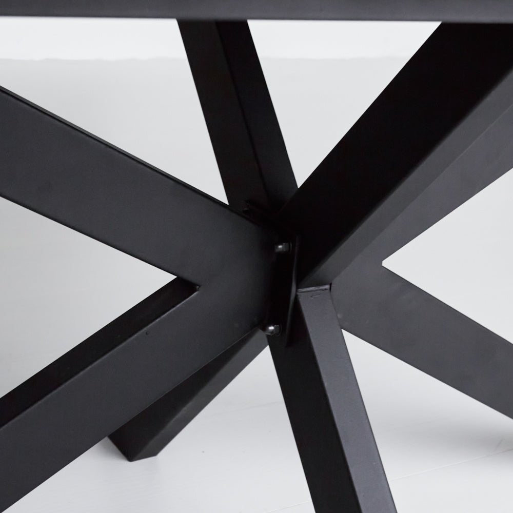 Dining table Edin White Dimehouse White LxWxH 210x103x11 Sintered stone Atmospheric photo detail