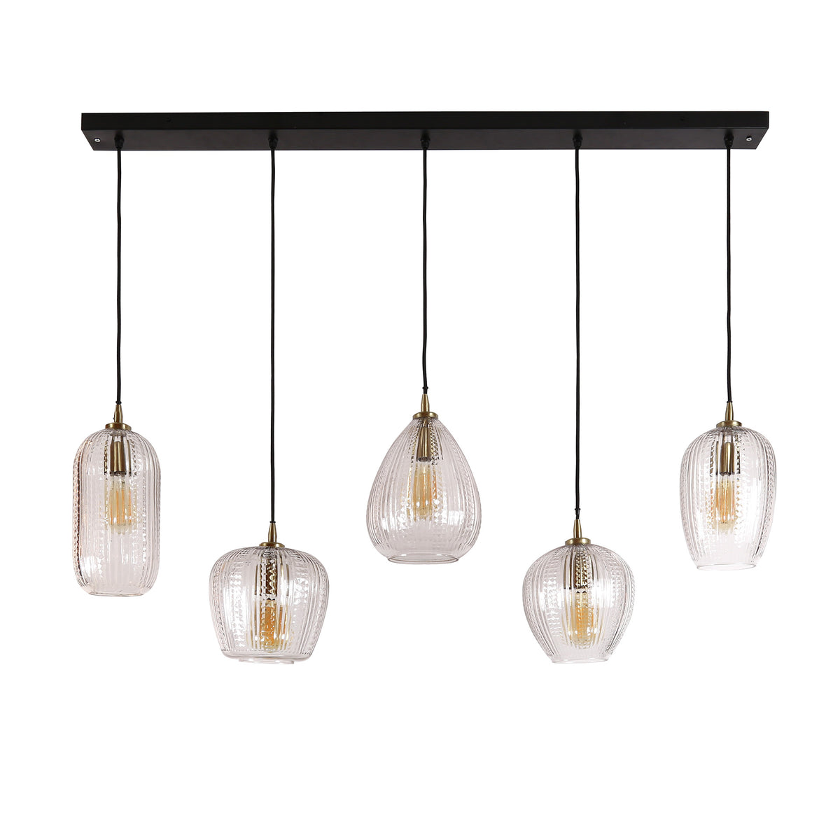 Hanging lamp Anna DH Interior Diamond LxWxH 130x47x29 Glass White photo front view