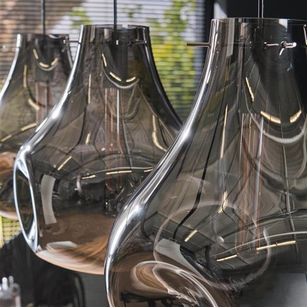 Hanging lamp Denissia DH Interior Black LxWxH 106x47x39 Metal Atmospheric photo detail