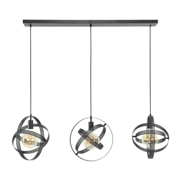 Hanging lamp Yaya DH Interior Black LxWxH 112x43x17 Metal White photo front view