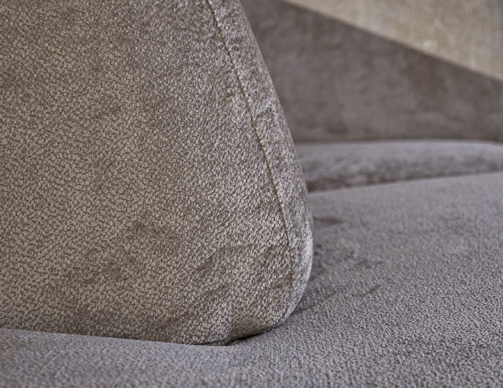 Sofa Chloe DeGeBe Taupe Fabric Atmospheric photo detail