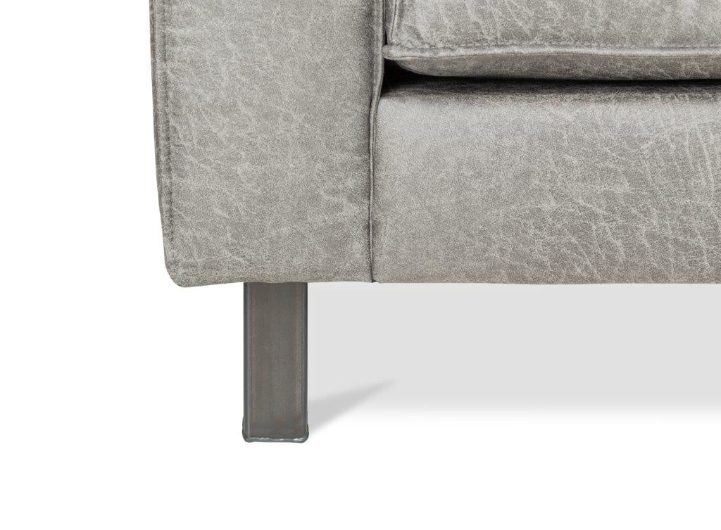Sofa Tulin DeGeBe Gray Fabric White photo detail
