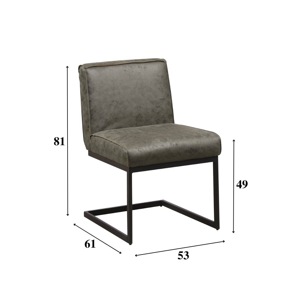 Dining room chair Nathan Dimehouse Green LxWxH 75x62x56 Fabric White photo size indication