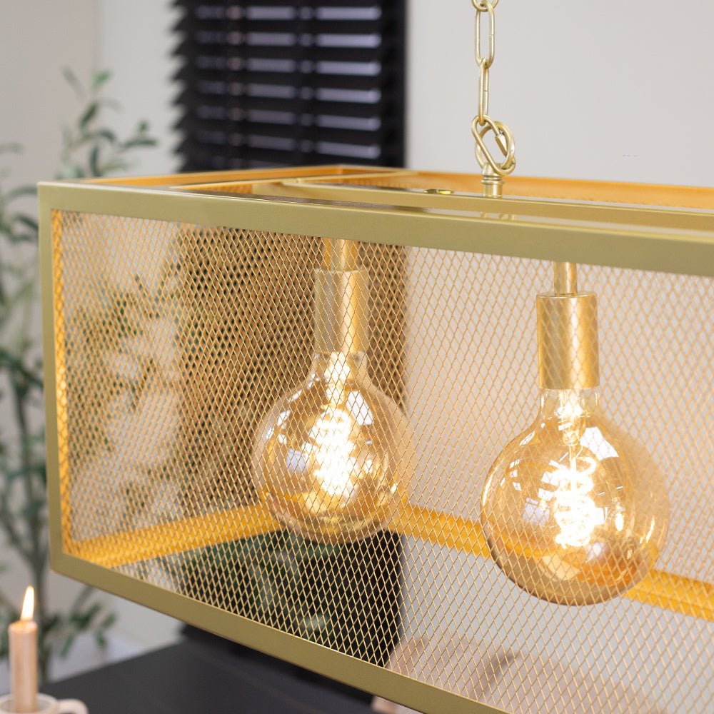 Duncan hanging lamp Dimehouse Gold LxWxH 125x41x36 Metal Atmospheric photo detail