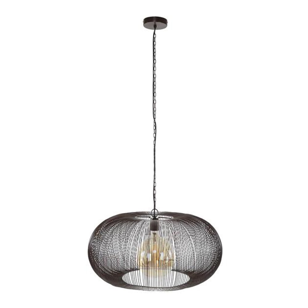 Hanging lamp Jill DH Interior Black LxWxH 75x75x40 Nickel White photo front view